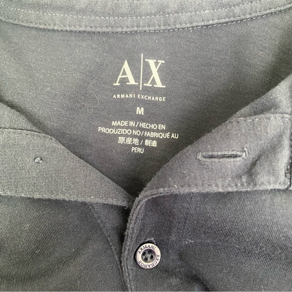 Armani Exchange Navy Polo - Picture 9 of 9